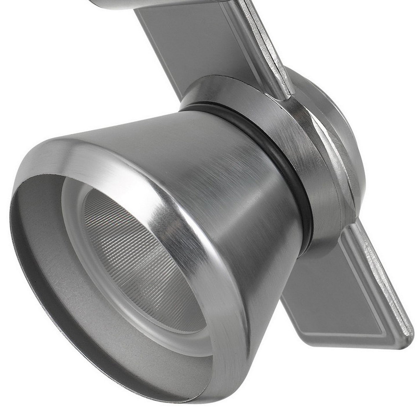 12W Integrated Metal and Polycarbonate LED Track Fixture Silver
