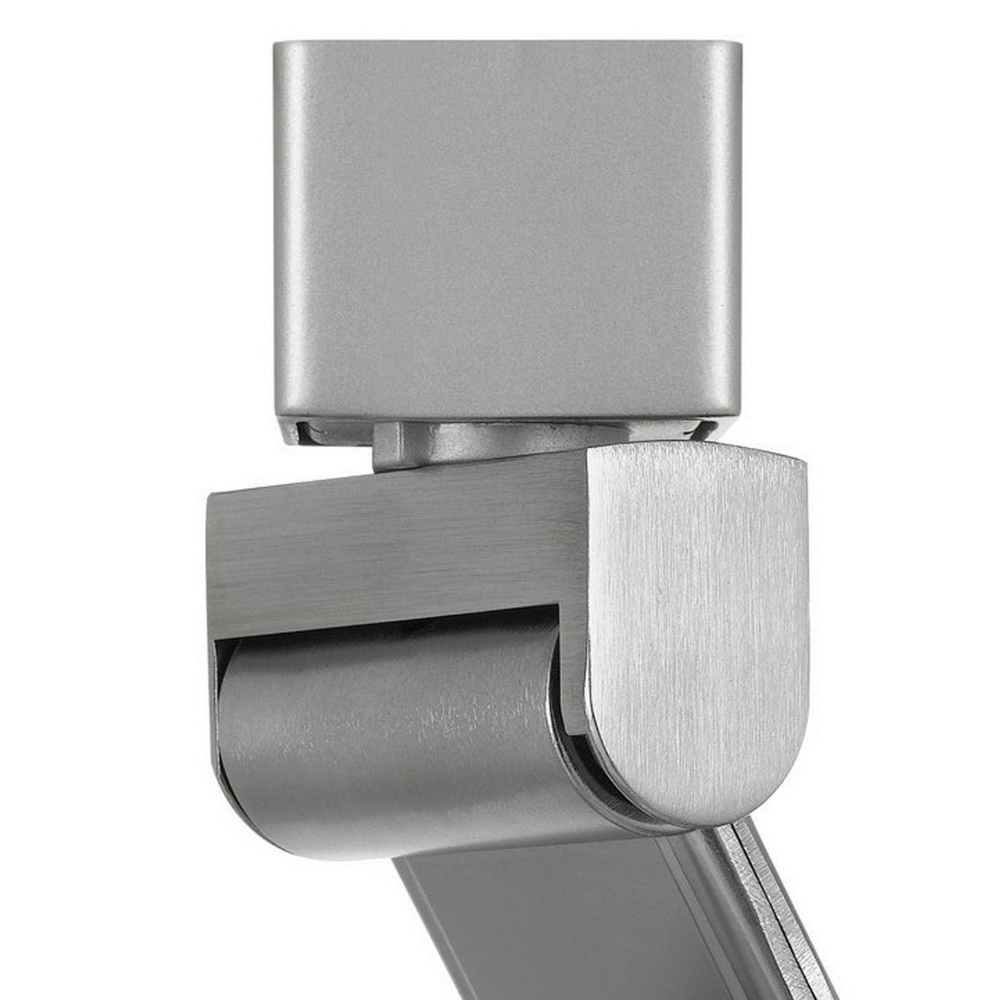 12W Integrated LED Metal Track Fixture with Mesh Head Silver and Black