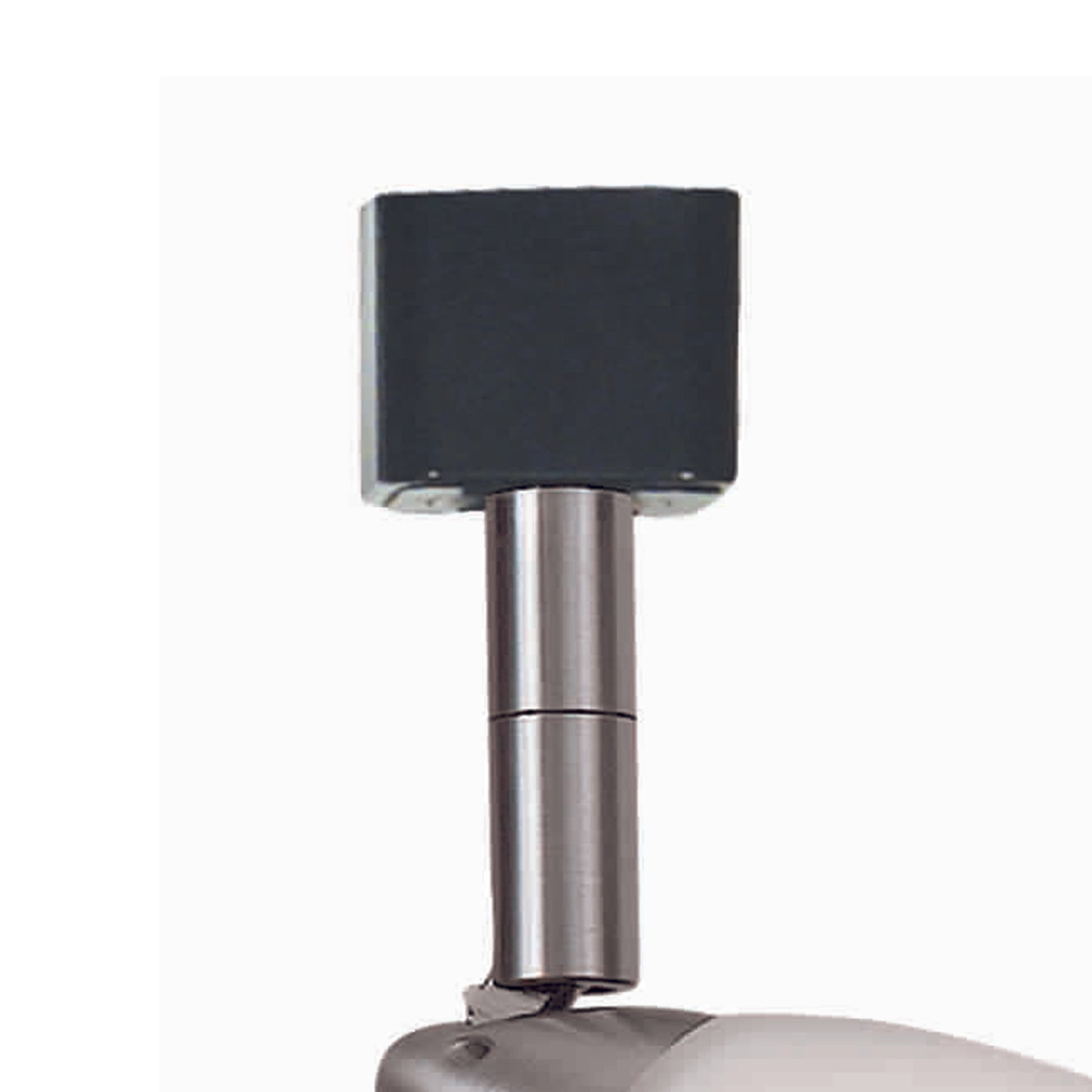 Metal Track Light with Interchangeable Round Glass Shade Silver and White