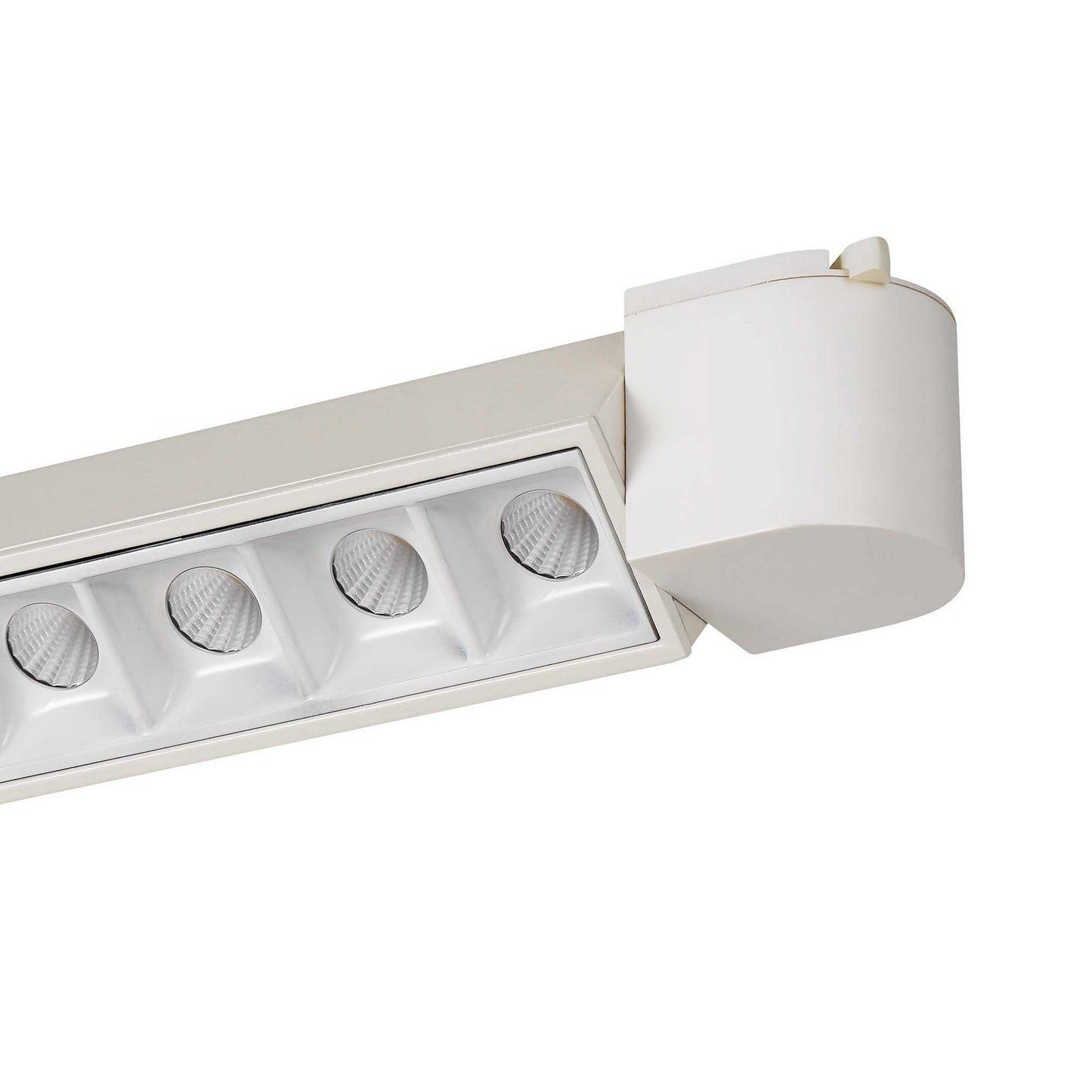 20 W Integrated LED Linear Design Track Fixture with Dimmer Feature White