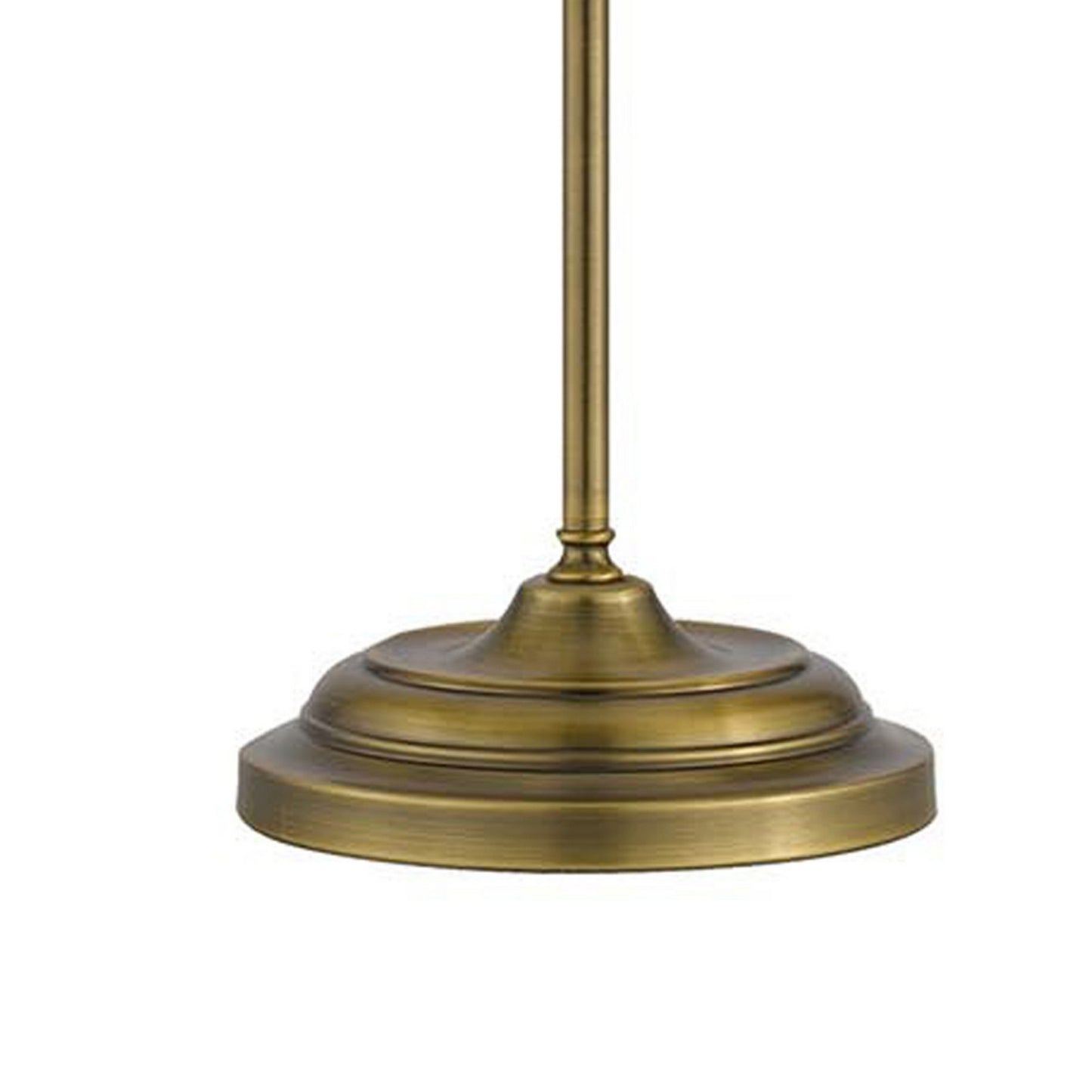 Metal Round 62" Floor Lamp With Adjustable Pole Antique Bronze