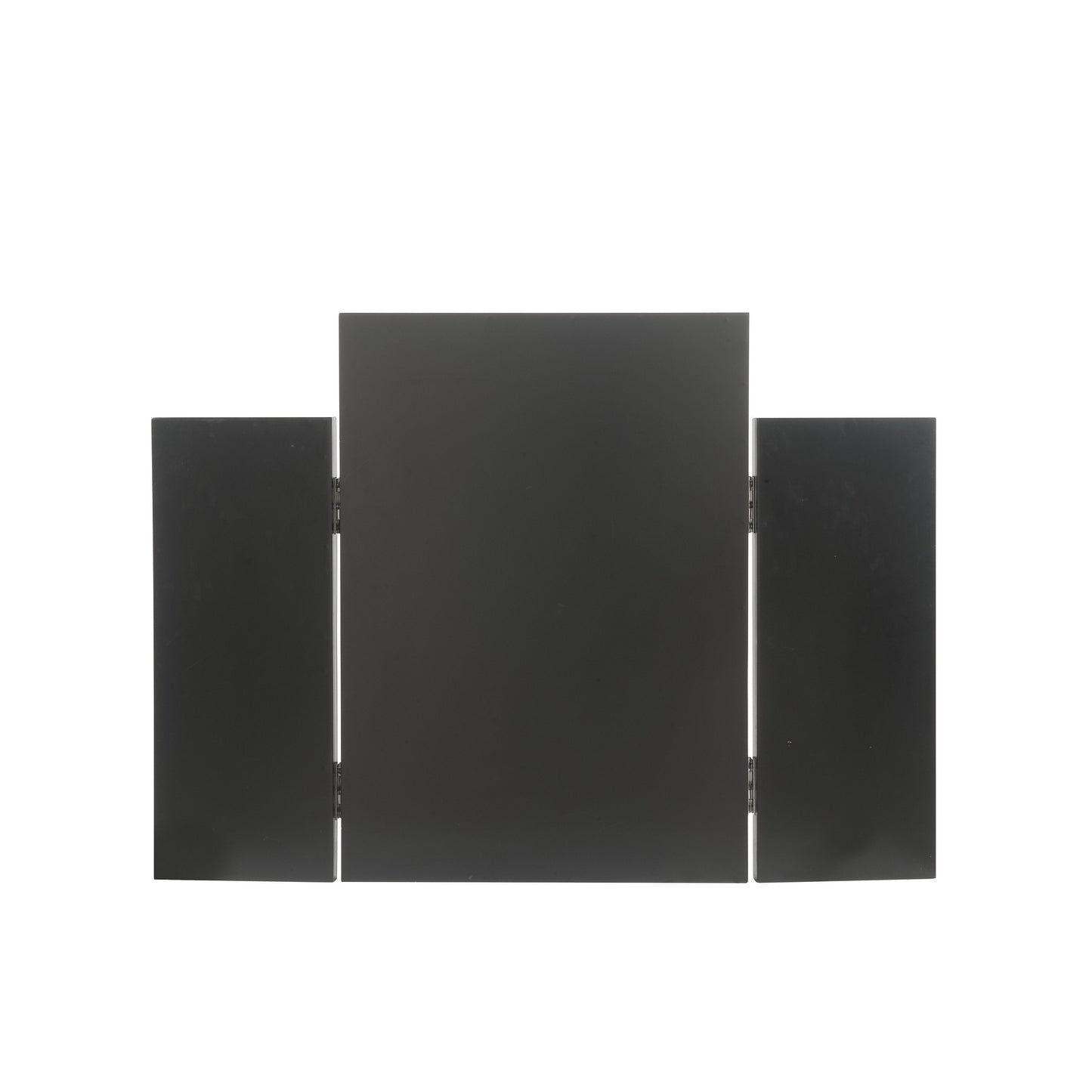 Tri Fold Mirror Panel Frame Accent Decor With Faux Diamond Silver