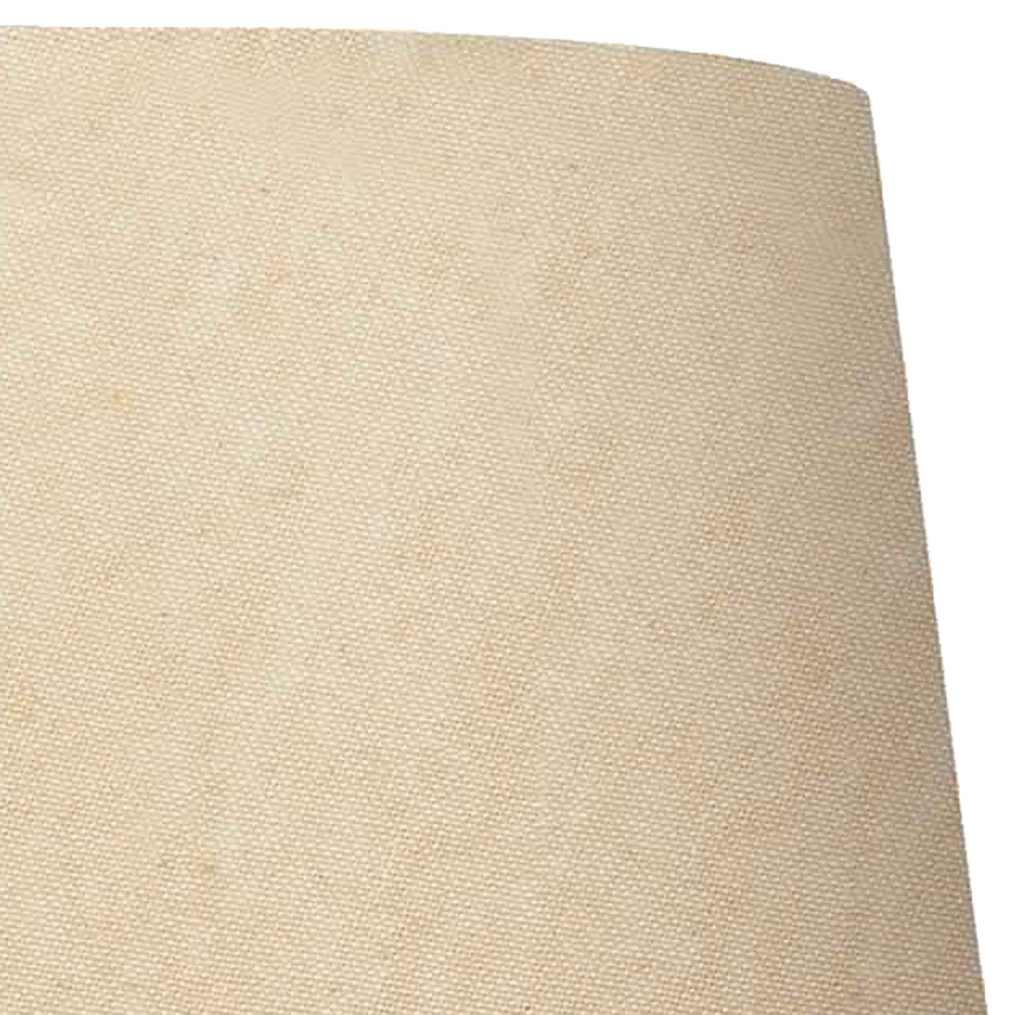 Metal Frame Table Lamp with Fabric Shade Beige and Black