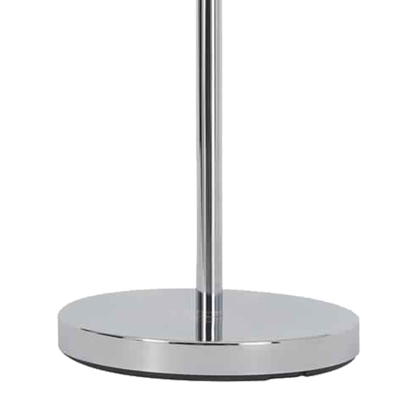Contemporary Floor Lamp With Metal And Acrylic Ball Shades Silver
