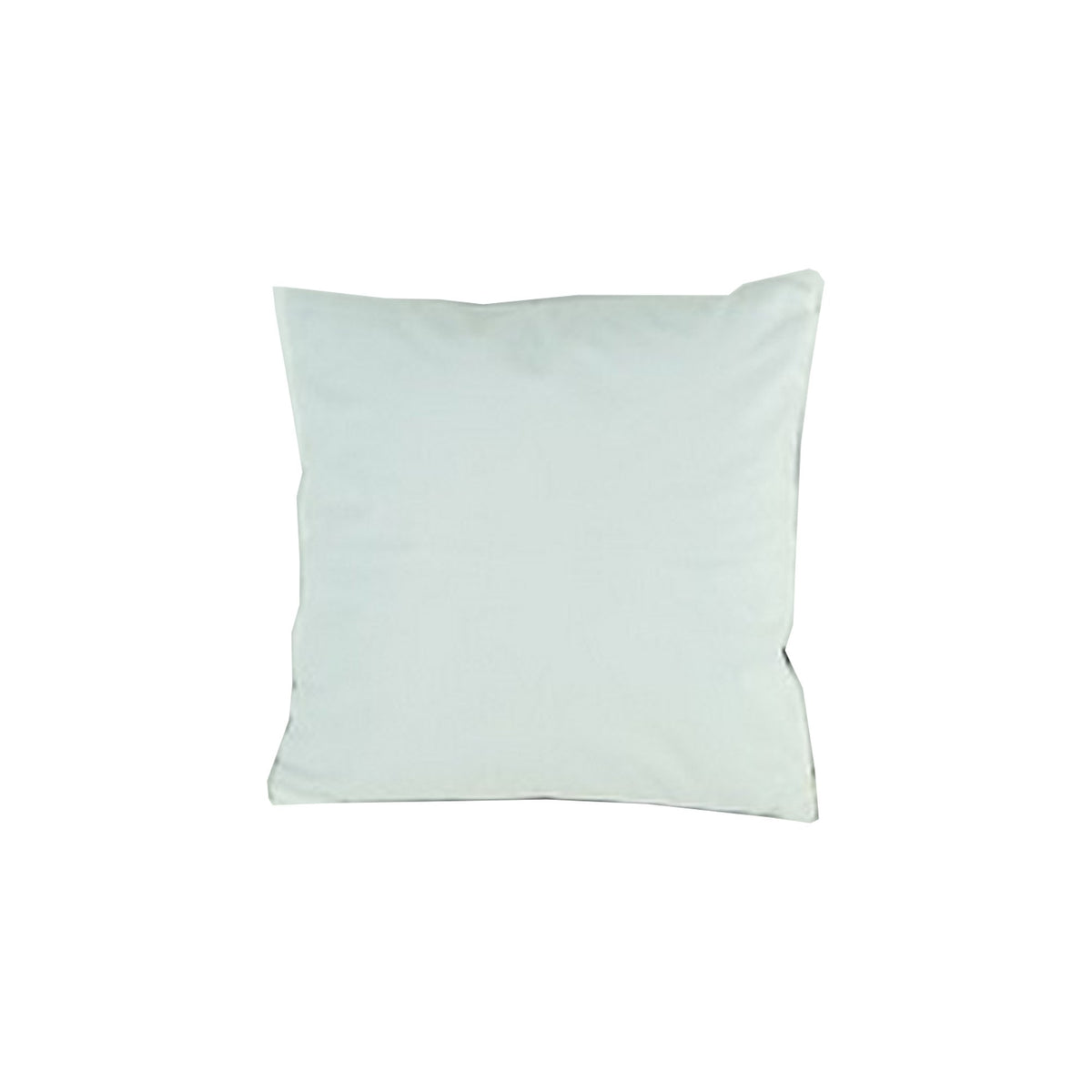 Fabric Decorative Pillow With Postcard Prints White