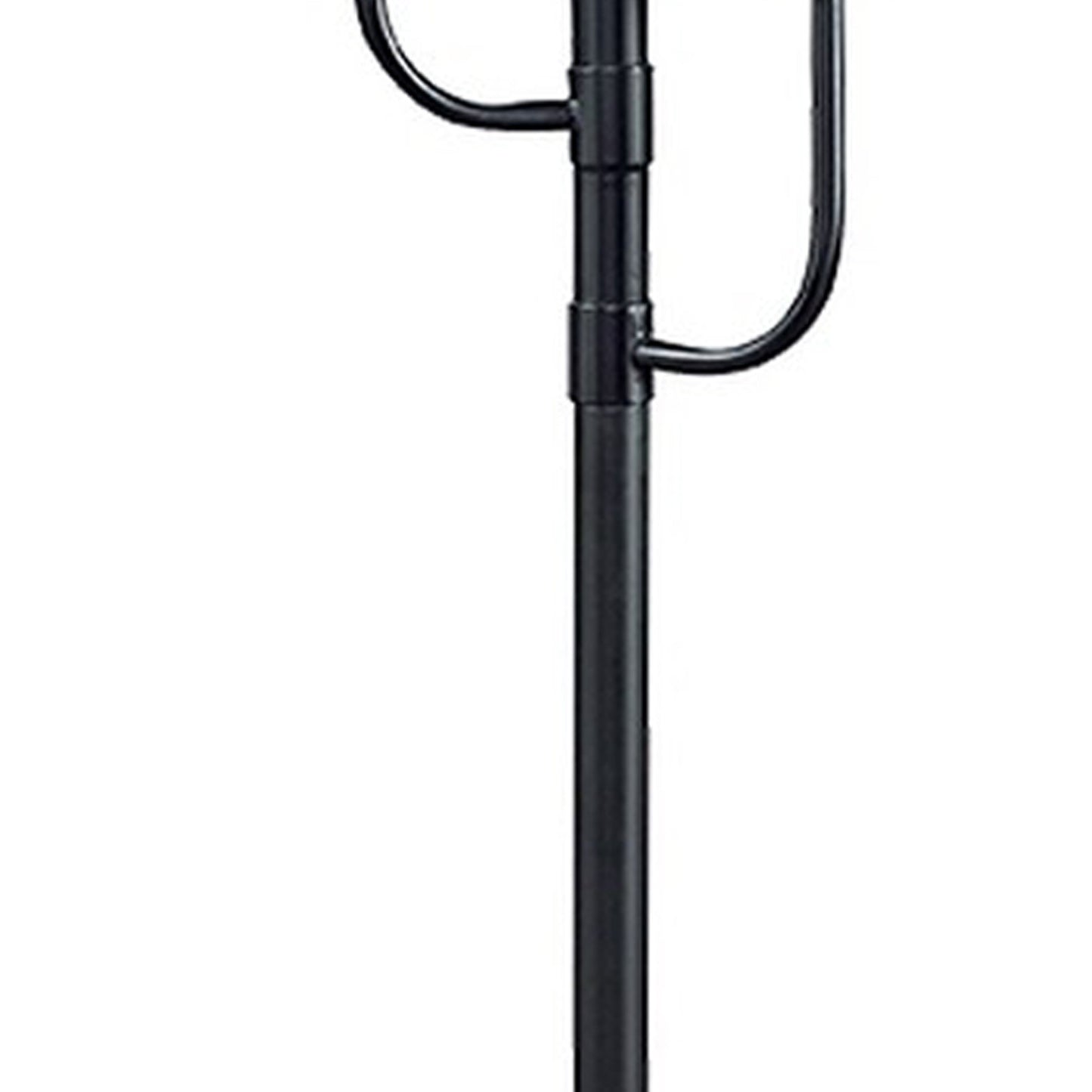 3 Glass Shade Metal Frame Floor Lamp Bronze