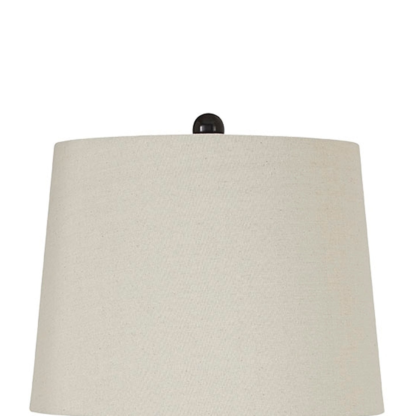 Metal Table Lamp with Turned Pedestal Base Set of 2 Bronze