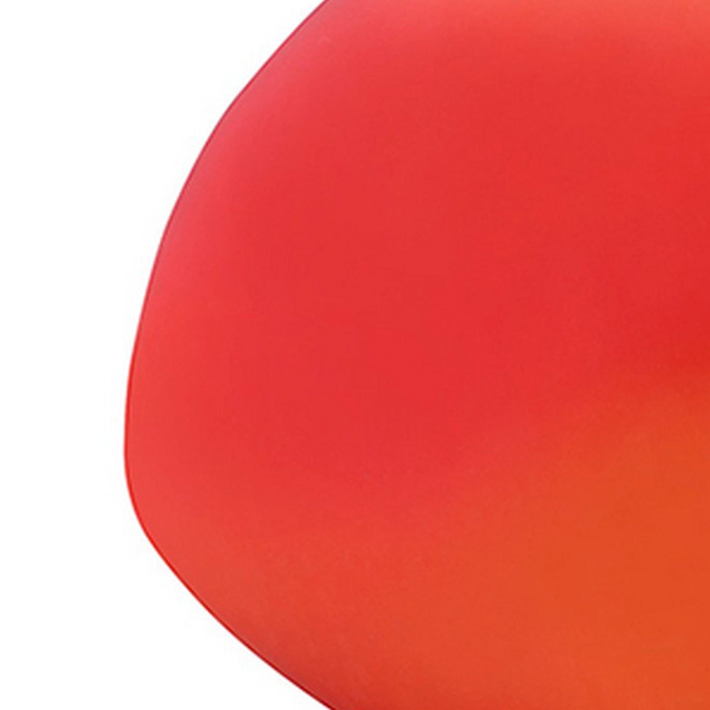 Table Lamp with Heart Shaped Glass Shade Red