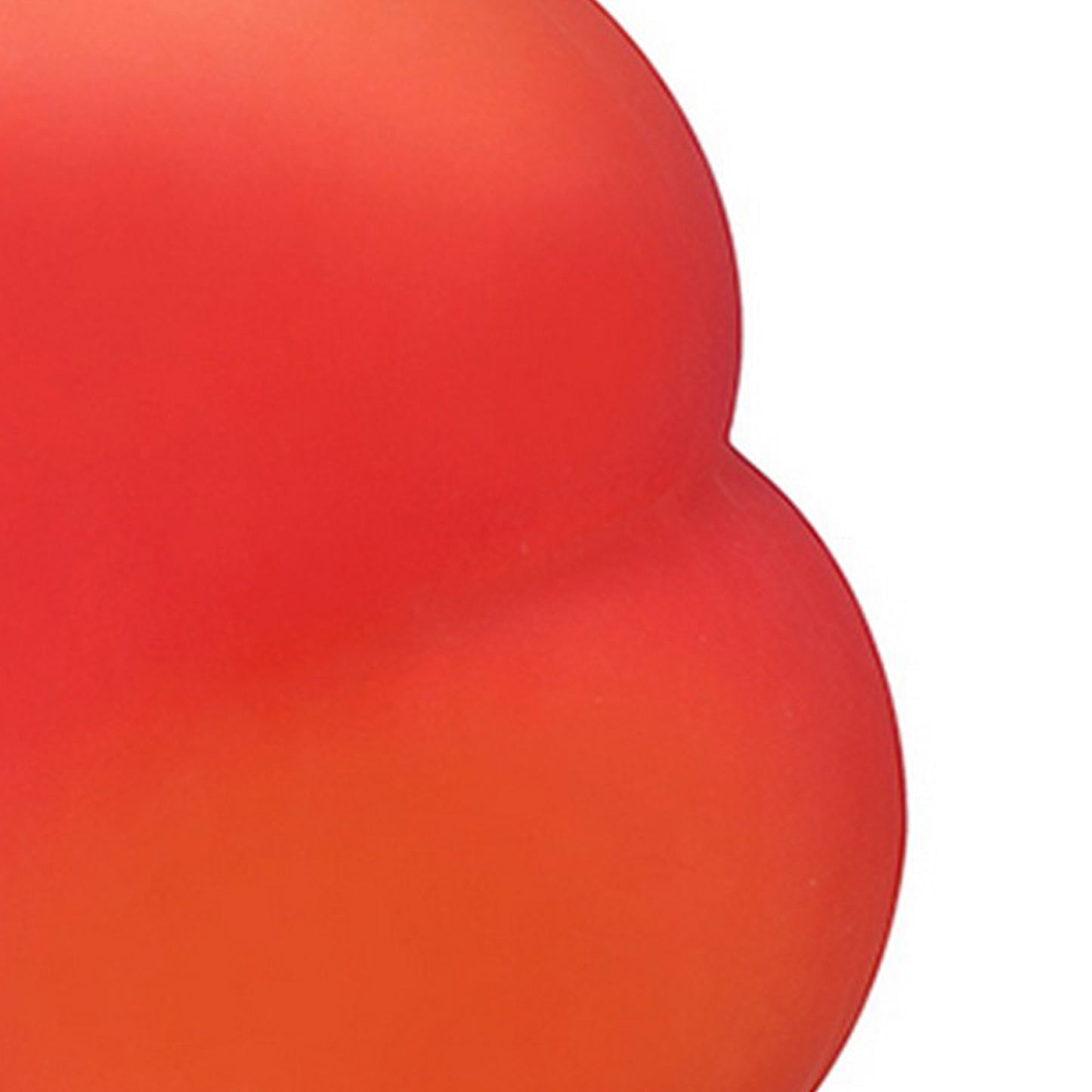 Table Lamp with Heart Shaped Glass Shade Red