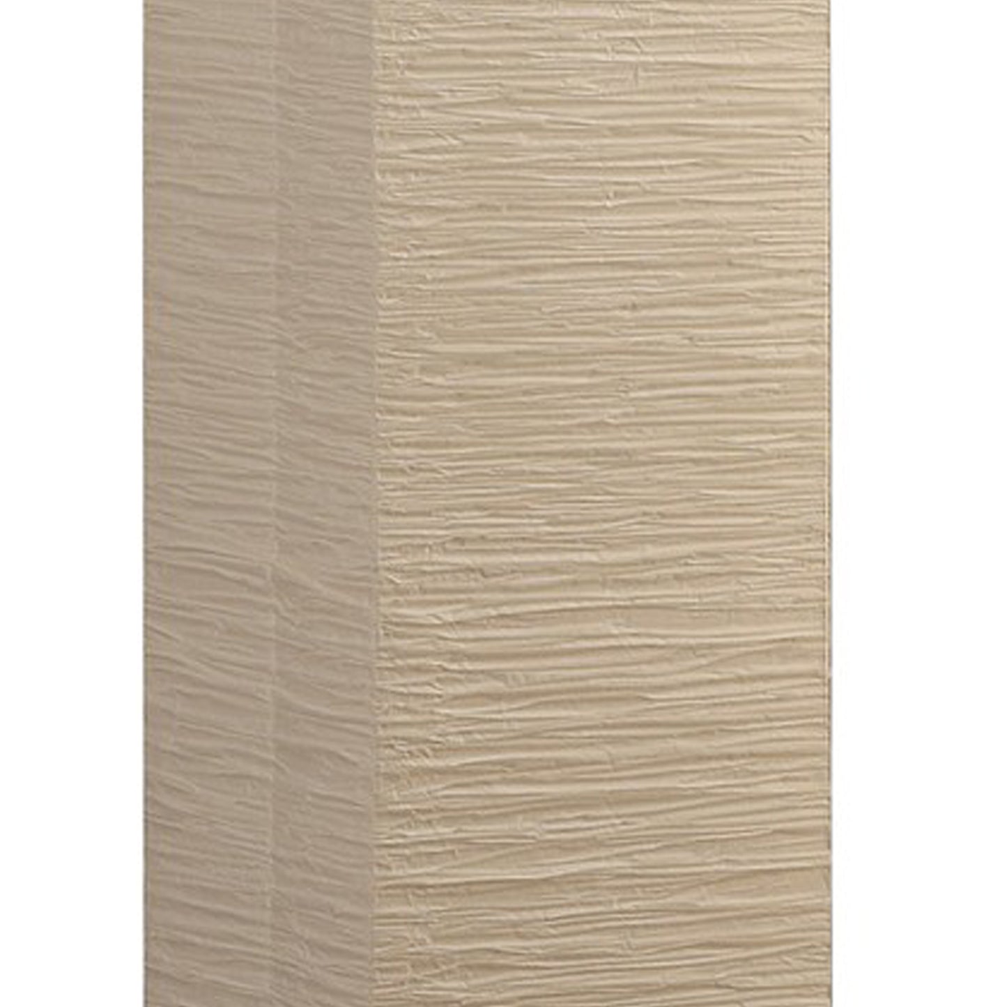 Floor Lamp With Linear Metal Base And Column Shade Black