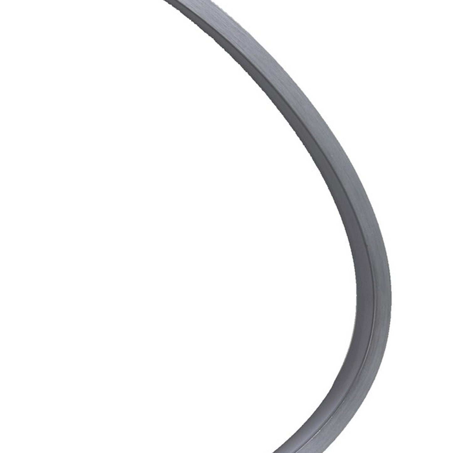 Table Lamp with Arched Tube LED Brushed Silver