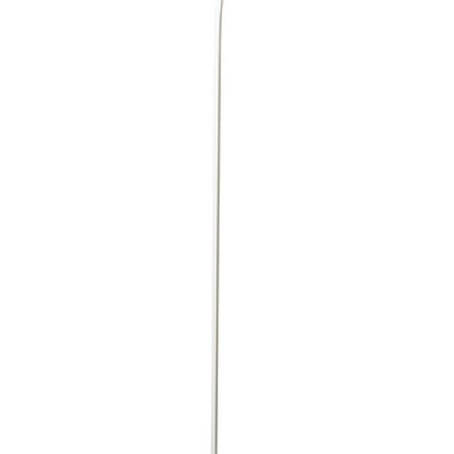 Torchiere Floor Lamp With Adjustable Disk Shade And Sleek Body White