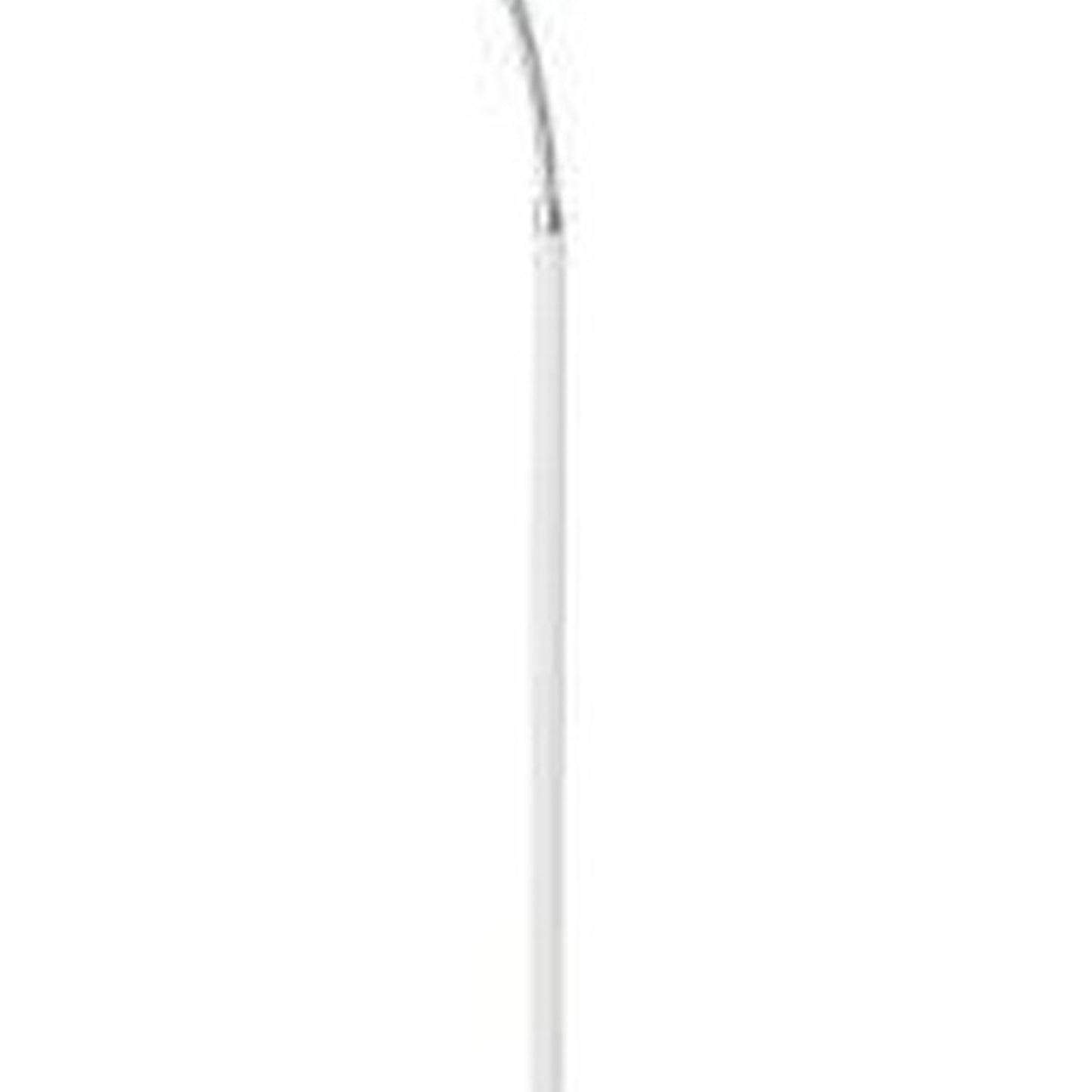 Floor Lamp With Adjustable And Bendable Gooseneck White