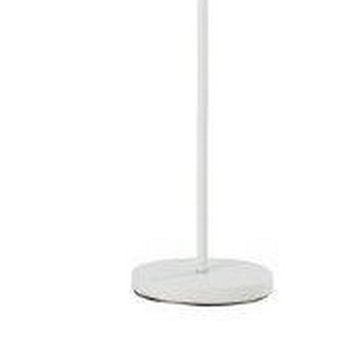 Floor Lamp With Adjustable And Bendable Gooseneck White