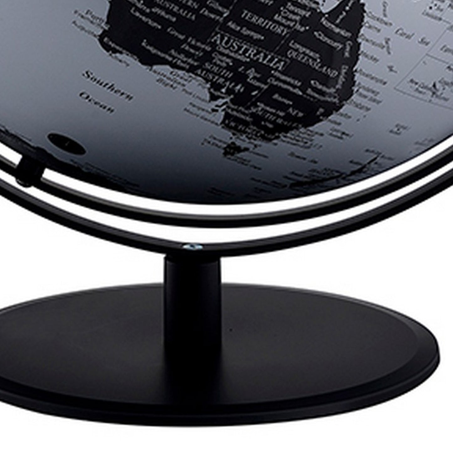 Globe Accent Decor With Inbuilt Led Black And Gray