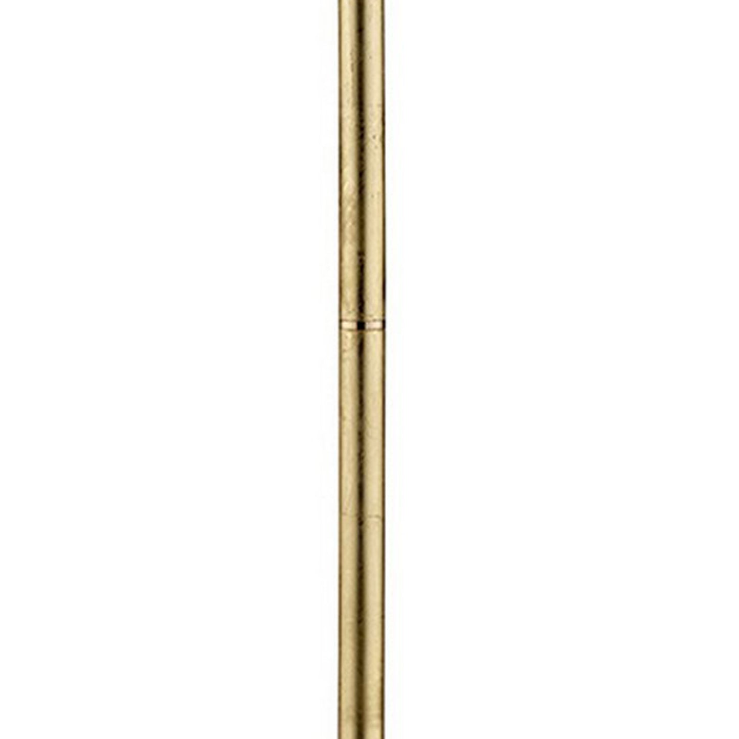 Floor Lamp With Hanging Crystal Accents White And Gold
