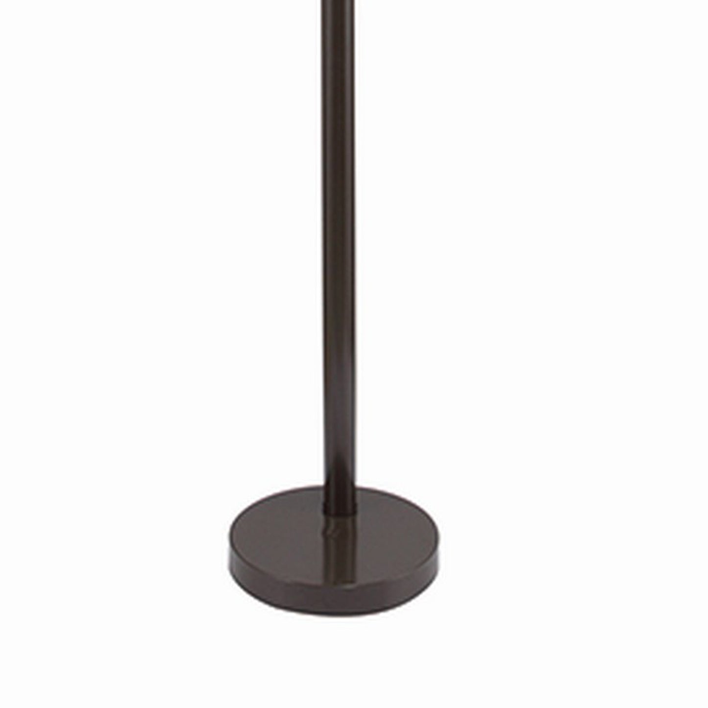 Floor Lamp With 3 Arched Arms And Fabric Shades Bronze