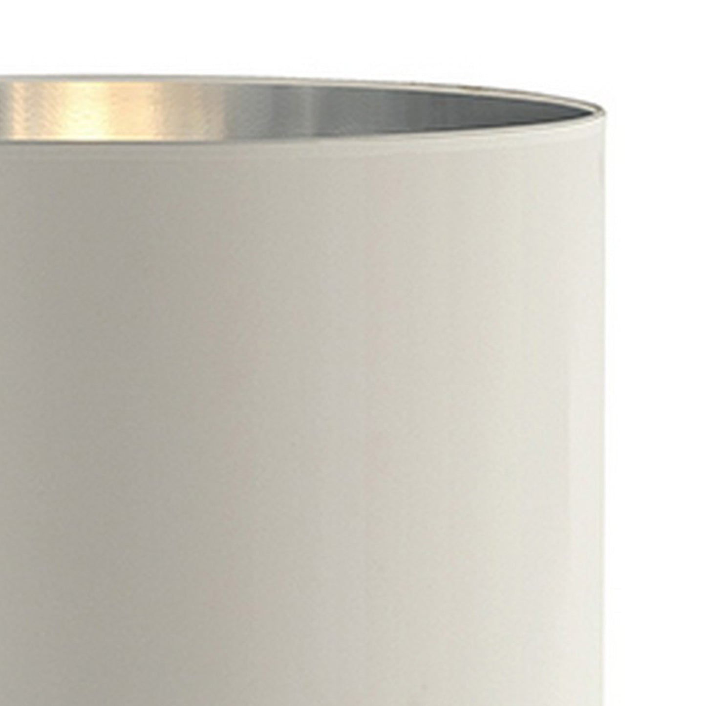 Table Lamp with Inlaid Chevron Pattern Base Silver and Black