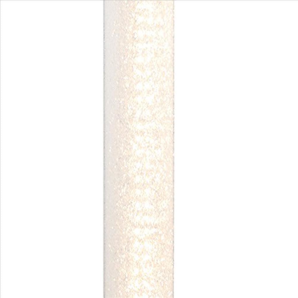 Column Style Floor Lamp With Sandrock Acrylic Tube Clear