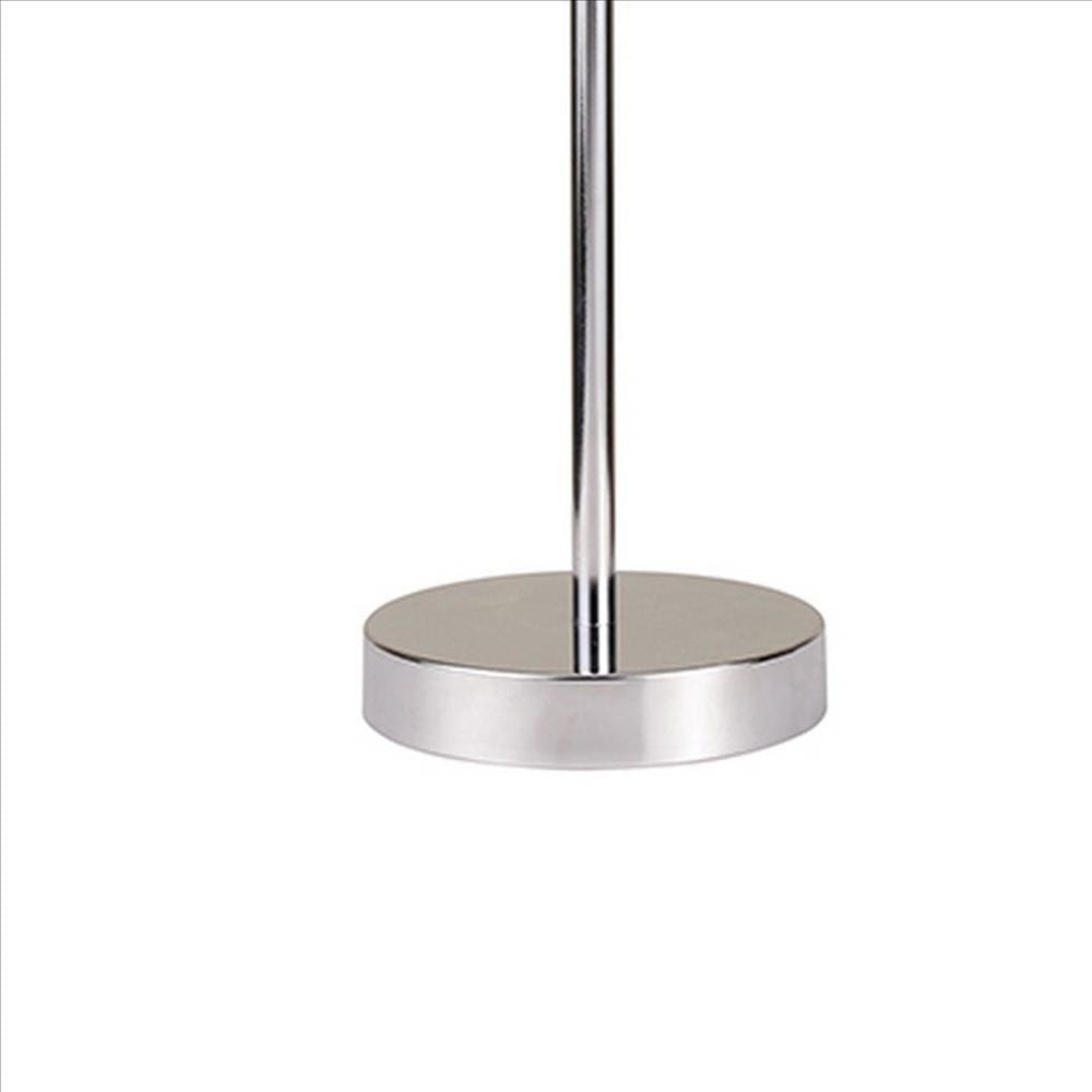 Table Lamp with Hanging Crystal Beads Clear