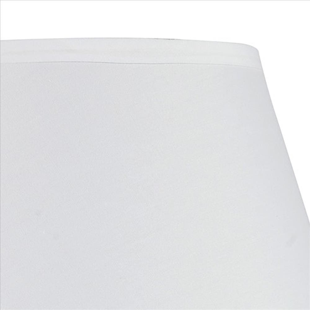 Turned Tubular Crystal Body Table Lamp Clear