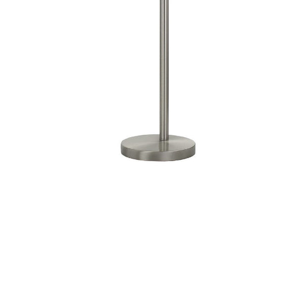 72 Inch Arched Floor Lamp With 5 Branched Led Lights Silver