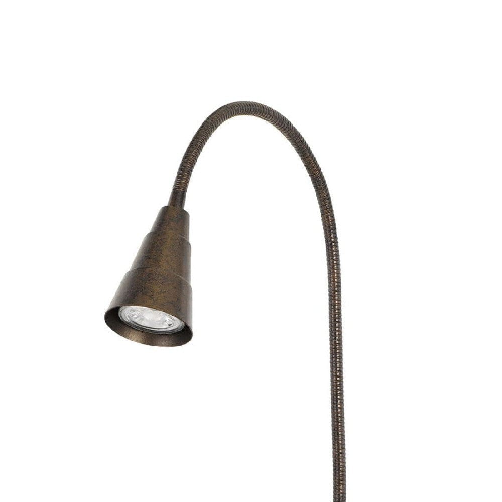 30 Inch Flexible Neck Metal Wall Lamp Led Bulb Included Bronze