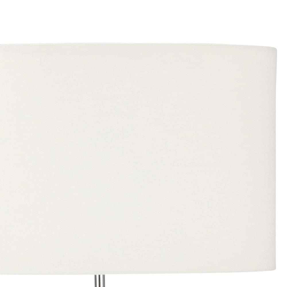 29 Inch Table Lamp with Abstract Spiral Art Design Silver