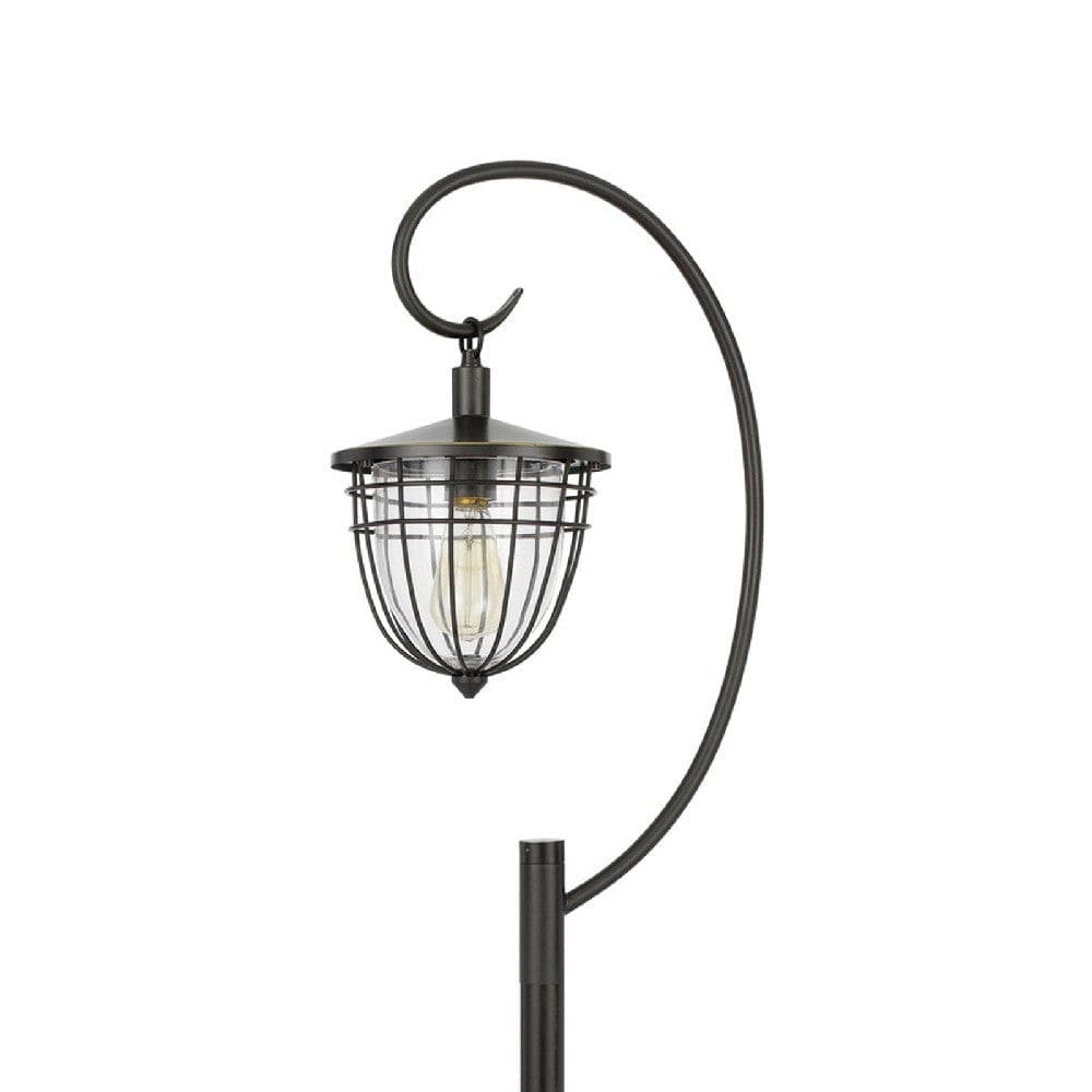 63 Inch Downbridge Lantern Metal Floor Lamp Bronze Black