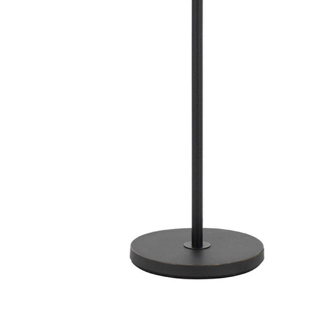 68 Inch Adjustable Arc Arm Metal Floor Lamp Bronze Black