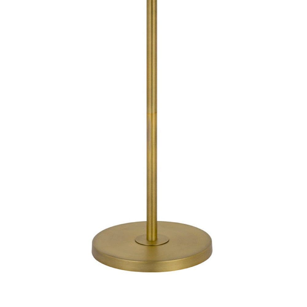 62 Inch Brass Floor Lamp Tray Dimmer 2 Usb Ports Matte Gold