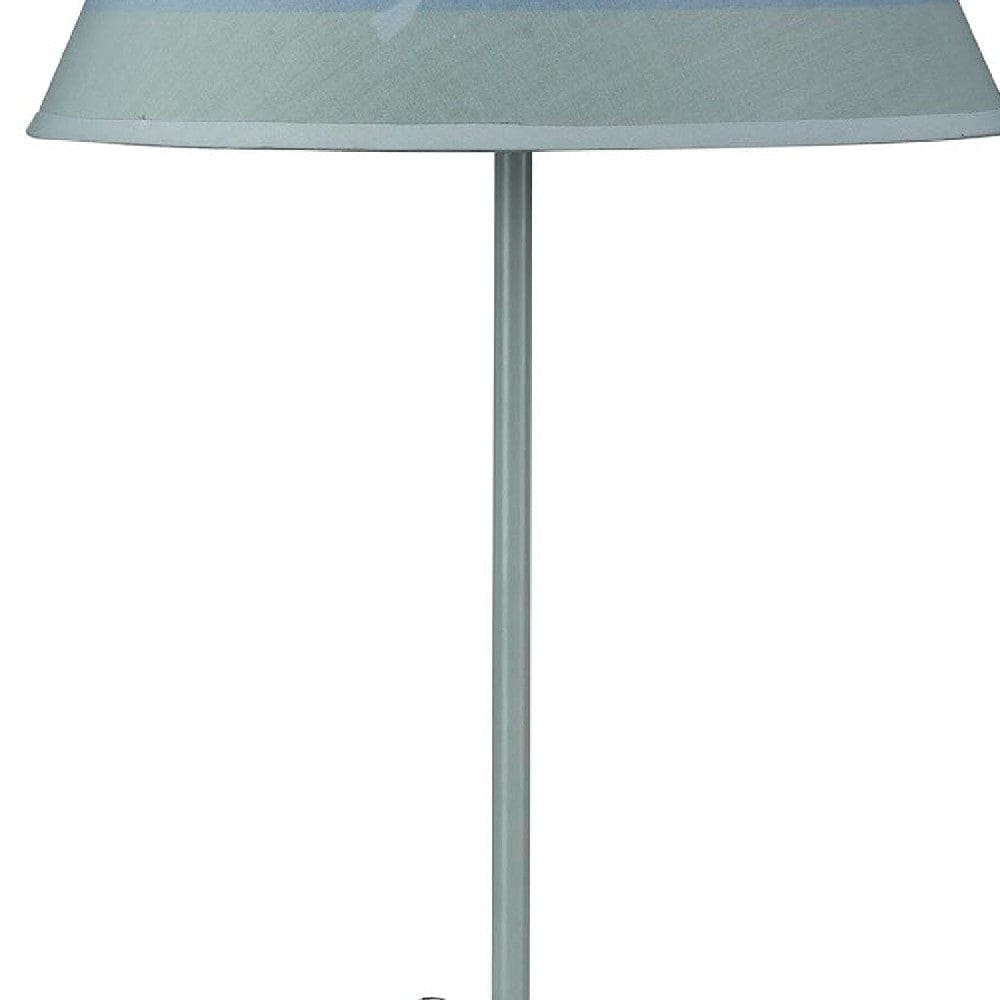 21 Inch Youth Soccer Table Lamp with Cone Shade Blue
