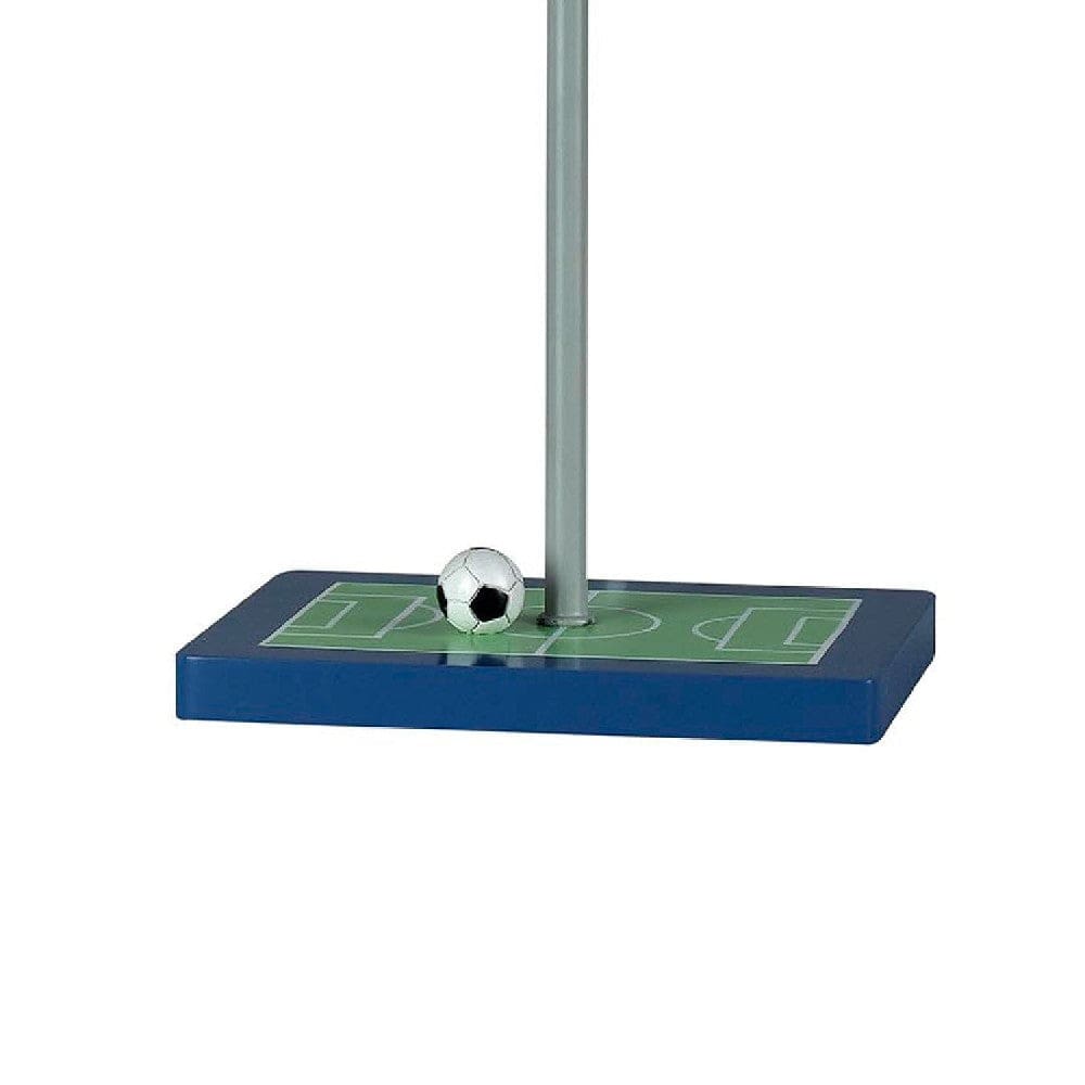 21 Inch Youth Soccer Table Lamp with Cone Shade Blue