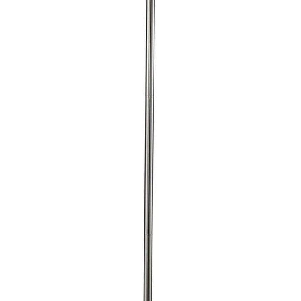 Gene 61 Inch Floor Lamp 3 Layered Crystal Shade Clear