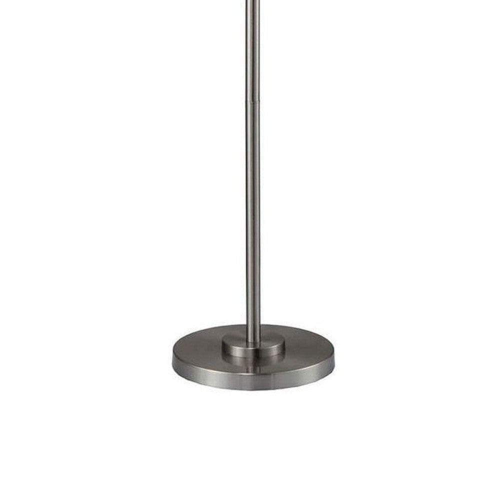 Gene 61 Inch Floor Lamp 3 Layered Crystal Shade Black