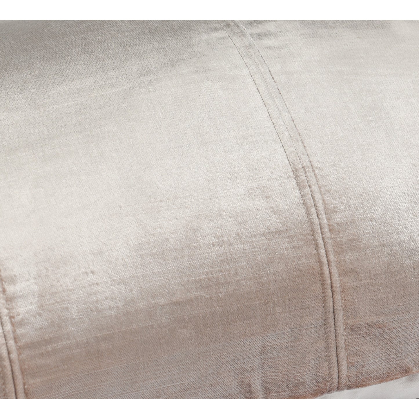 Chad 26 Inch Velvet Decorative Lumbar Throw Pillow Plush Soft Pink