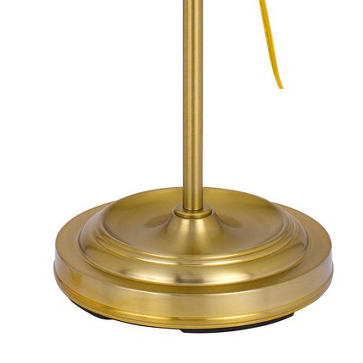 58 Inch Metal Floor Lamp Adjustable Height Chain Switch Antique Brass