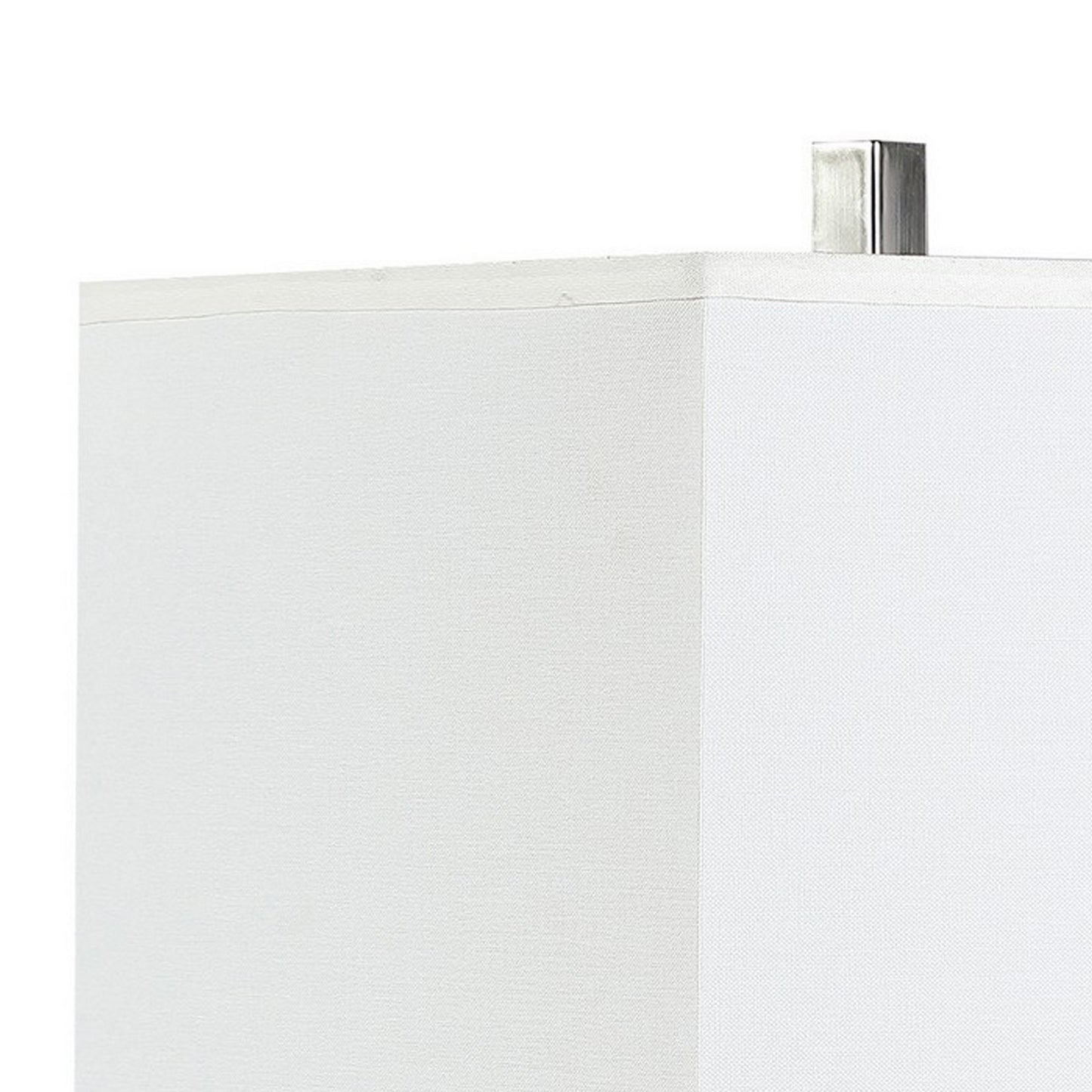 29 Inch Modern Table Lamp Mother of Pearl Shell Frame White Silver