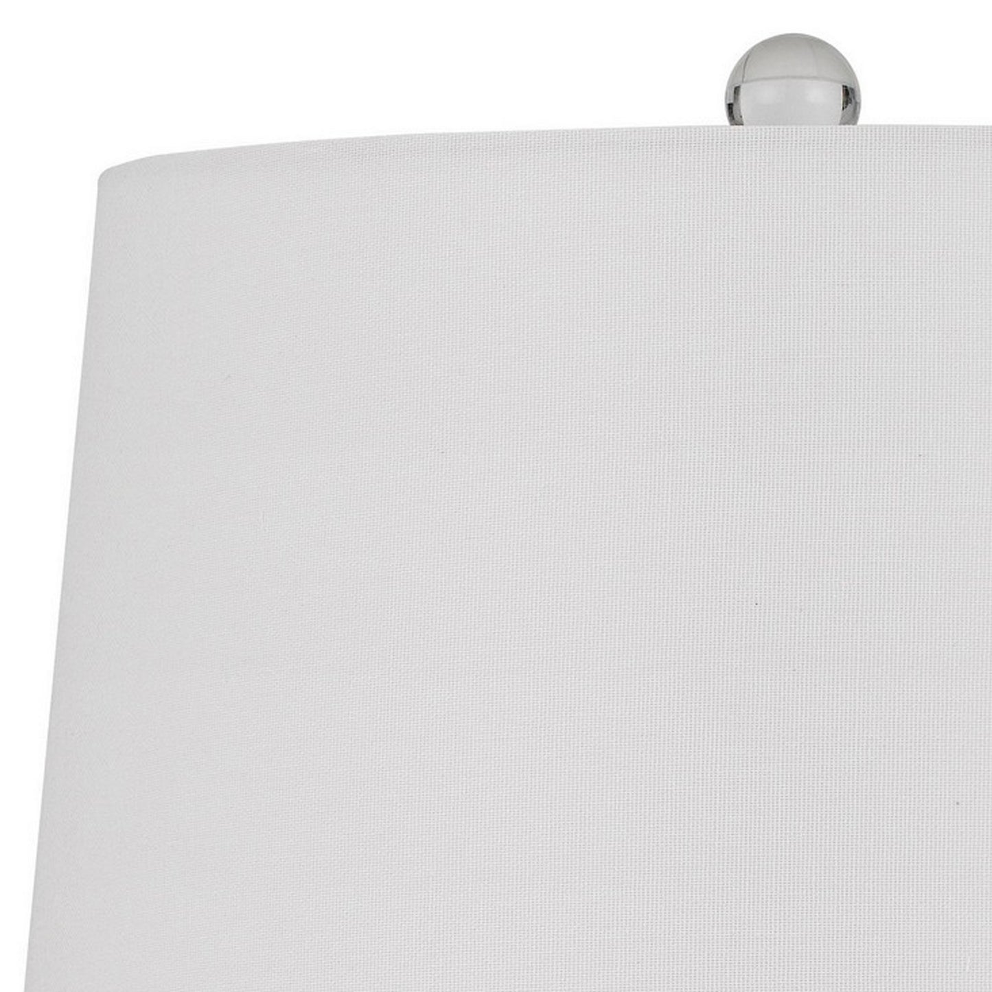 26 Inch Modern Accent Table Lamp Unique Tapered Glass Base Aqua Blue