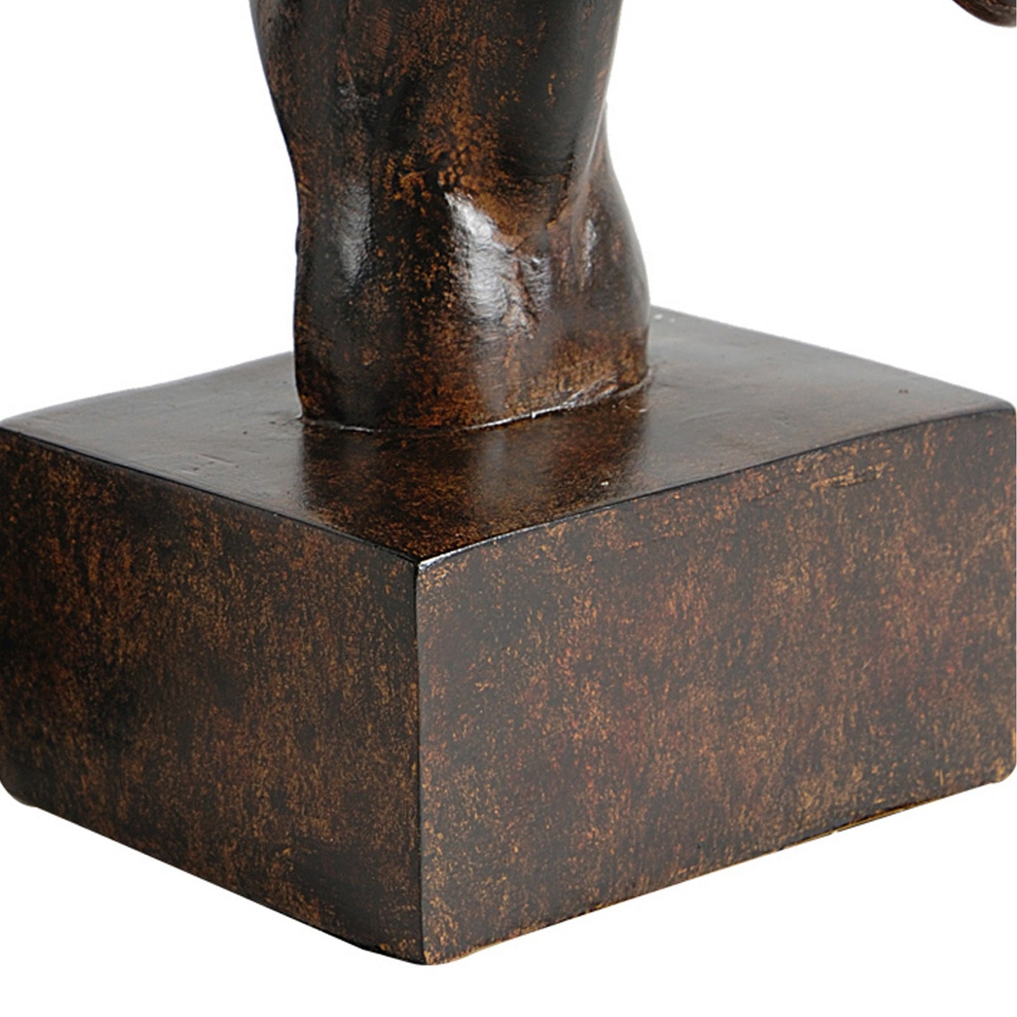 Ari Set of 2 Bookends, Elegant Realistic Horse Bust FIgurines, Dark Brown