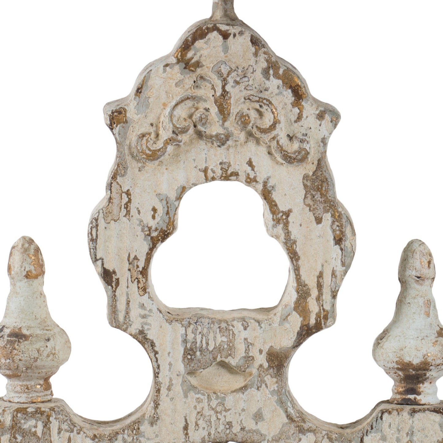 26 Inch Table Lamp with Carved Wood Frame Iron Antique Black Rustic White