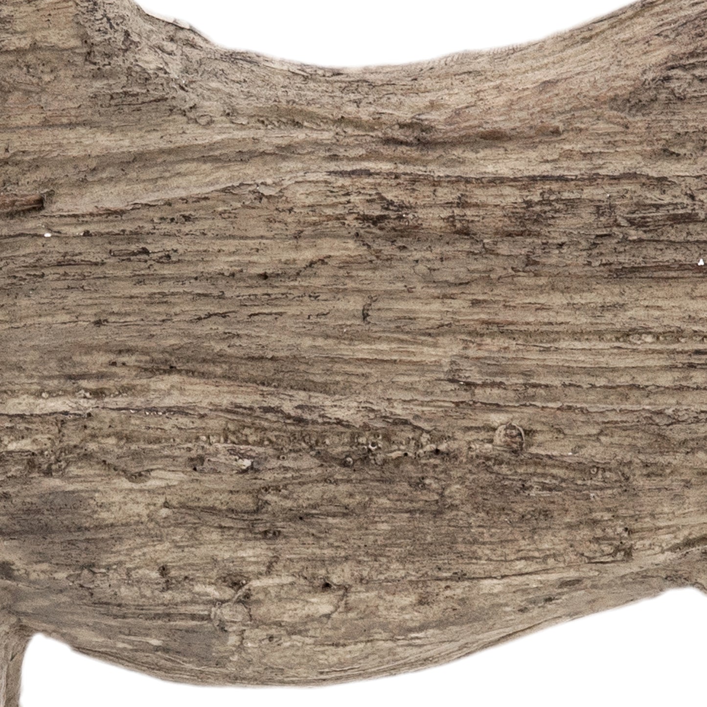 20 Inch Accent Decor Figurine Polyresin Standing Horse Natural Wood Finish