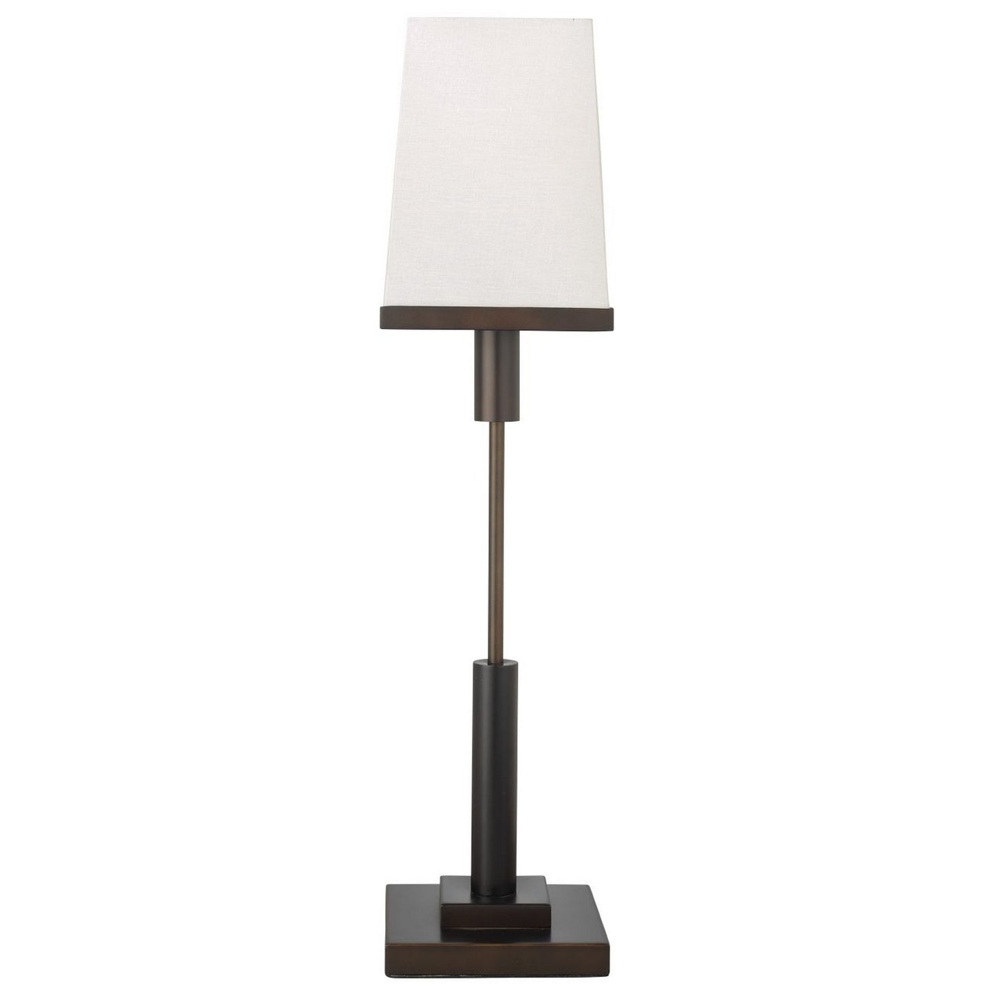 32 Inch Modern Table Lamp 40W Linen Shade Oil Rubbed Antique Bronze