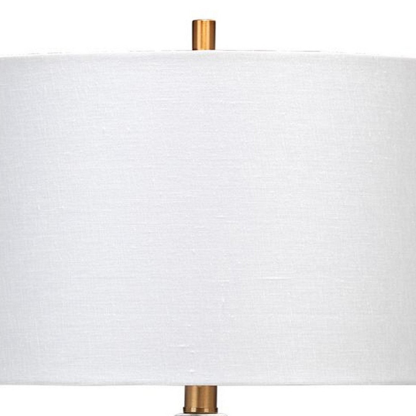 27 Inch Handmade Modern Table Lamp Ceramic Base Linen Shade Smooth Gray