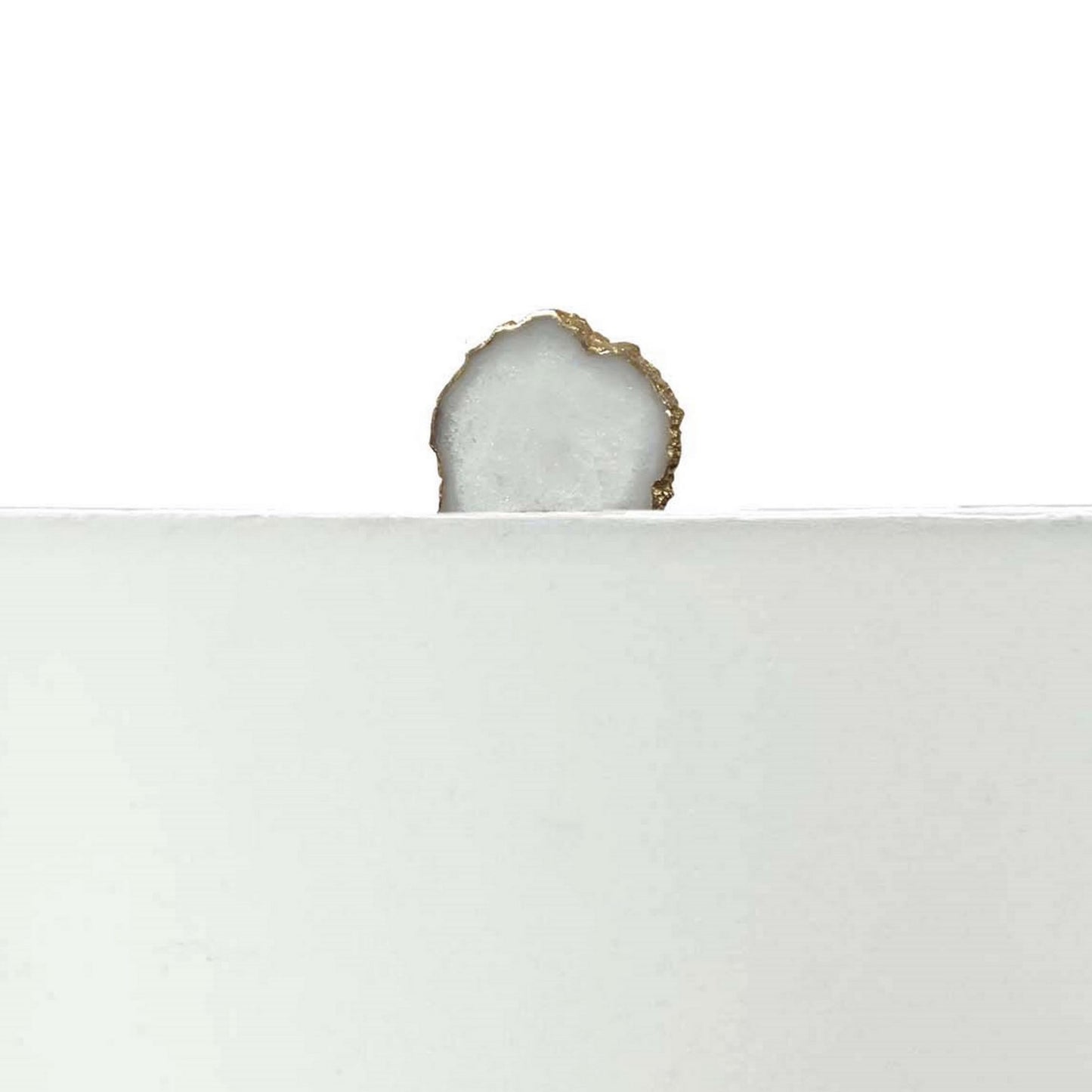 Parks 30 Inch Table Lamp With Agate Slices and Linen Drum Shade Brown