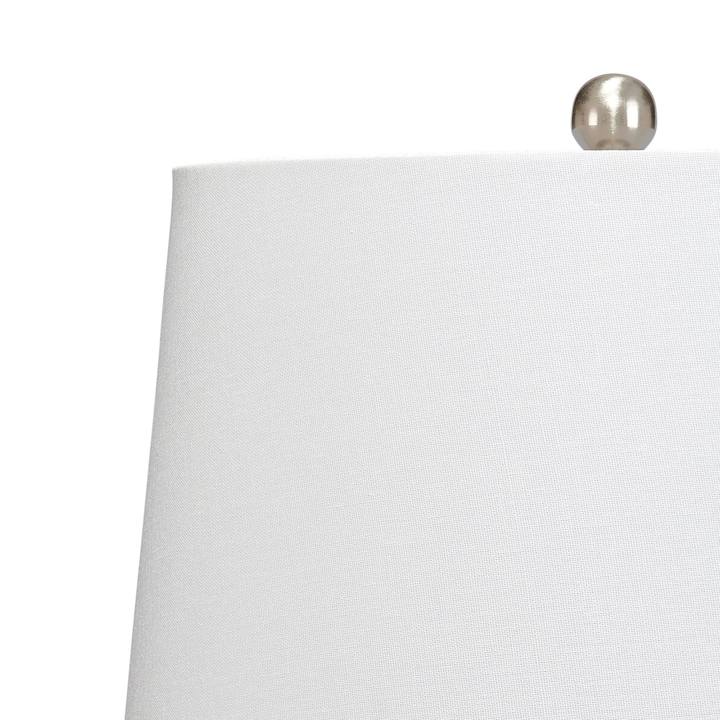 Lee 23 Inch Table Lamp Rattan Woven Inverted Tapered White Shade White