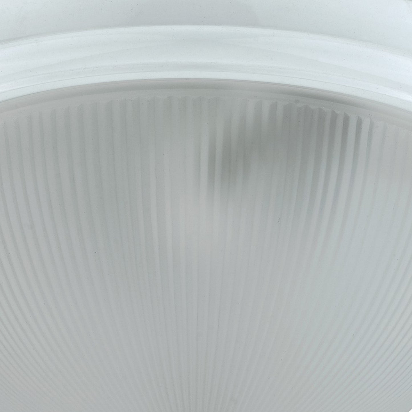 Hoy 11 Inch Ceiling Lamp Glass Dome Shade with Finial Polished White Trim