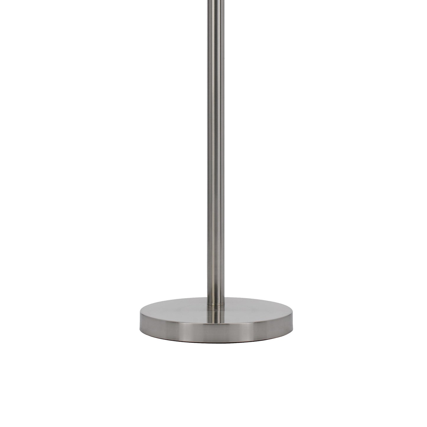 Chuck 82 Inch Modern Arc Floor Lamp 5 Puck Lights Brushed Steel Finish