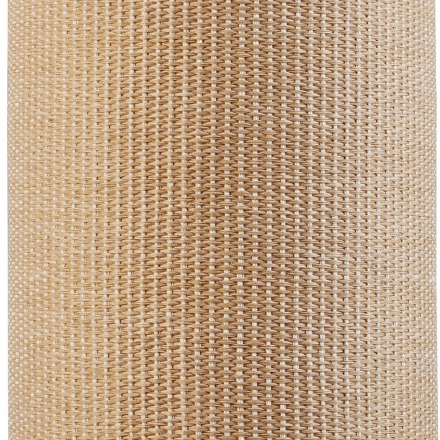 17 Inch Table Lamp Tall Hardback Woven Design Shade Wood Tripod Stand