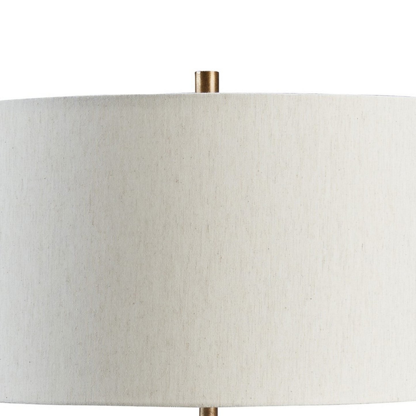 Nila 35 Inch Table Lamp Antique Brass Metal 3 Way Switch Drum Shade